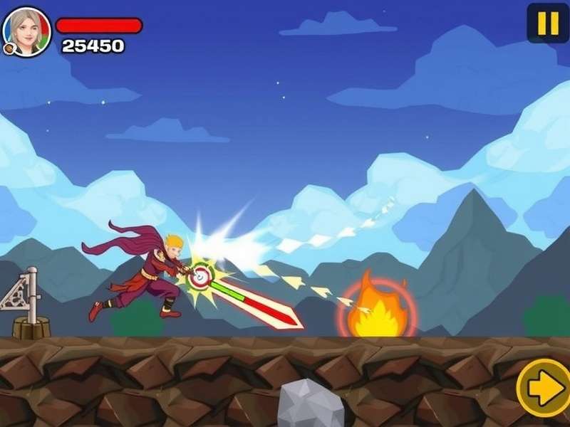 Blaze Sword Power Strike gameplay screenshot